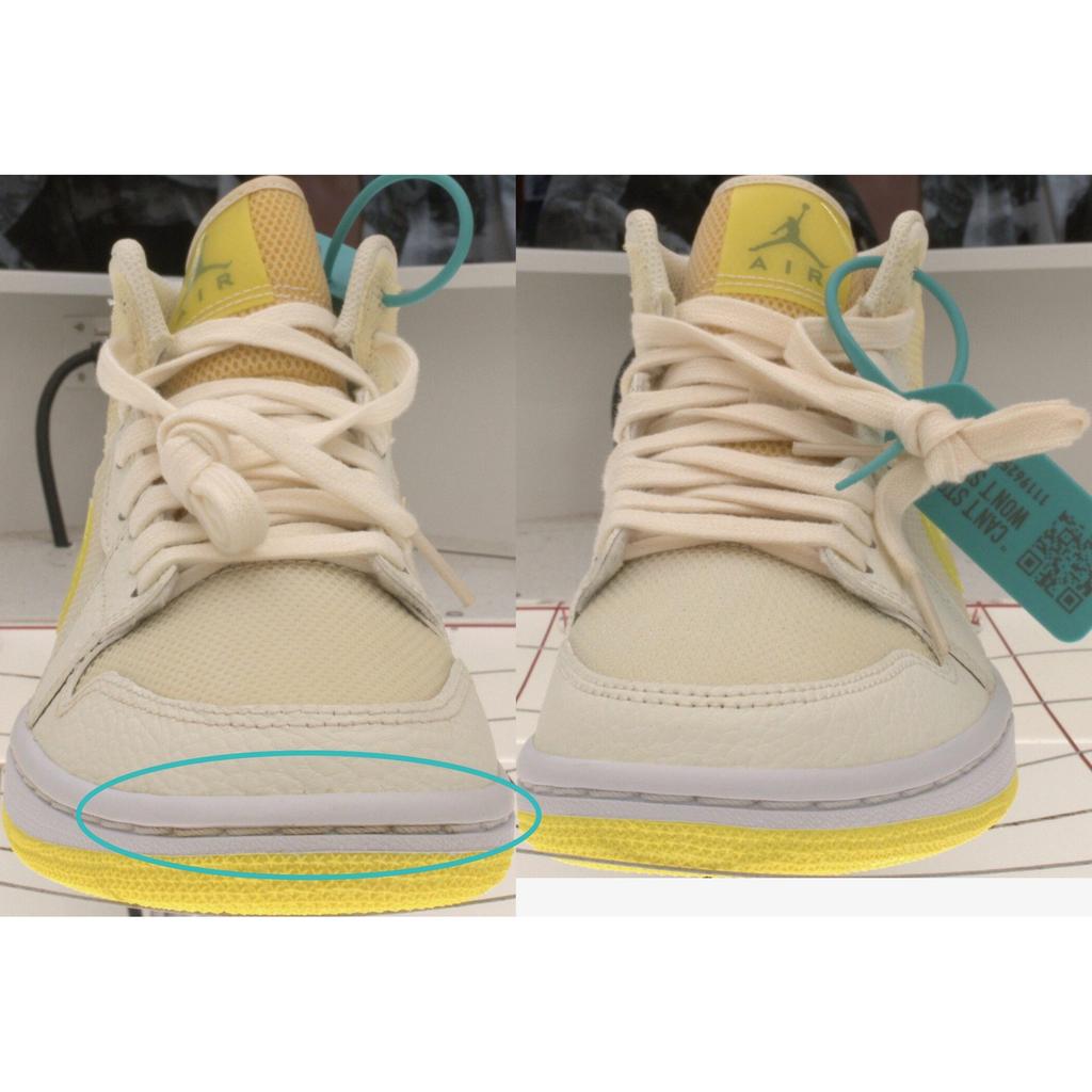 Pre-owned Jordan Air Jordan 1 Mid SE voltage yellow DB2822-107-P26085061518972