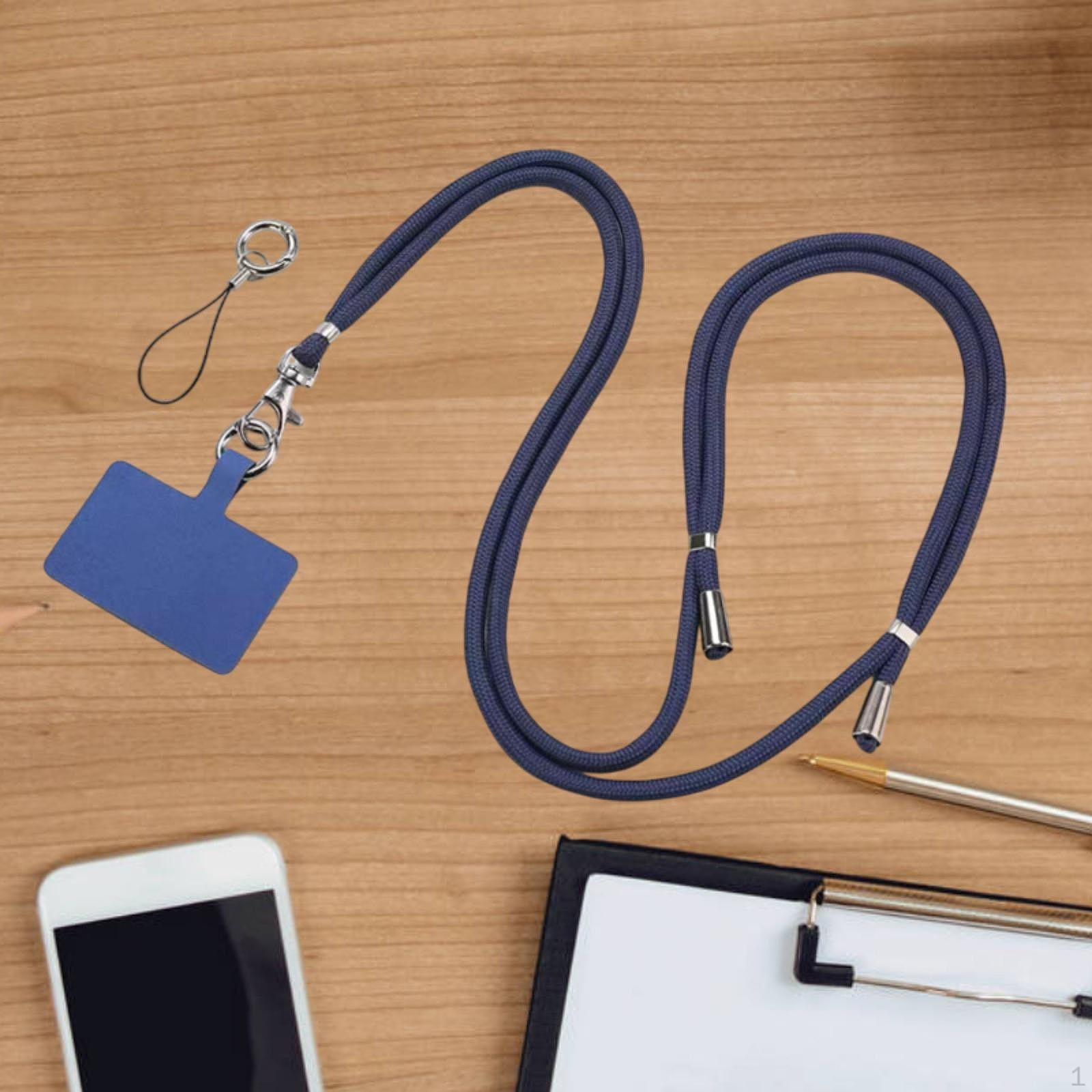 

Ремешок для телефона Креативный регулируемый ремень для сумок, кошельков, значков для вечеринок тёмно-синий