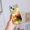 Cat Ear Soft Phone Case for iPhone 16 15 14 13 12 Pro Max Anti-Drop Transparent Acrylic Back Cover NY36 New Year Christmas Santa Claus Christmas tree