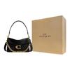 Coach Chain Tabby 26 Removable Chain Shoulder Strap Leather Shoulder Bag Medium Women shoulder bag Black CY919-B4BK