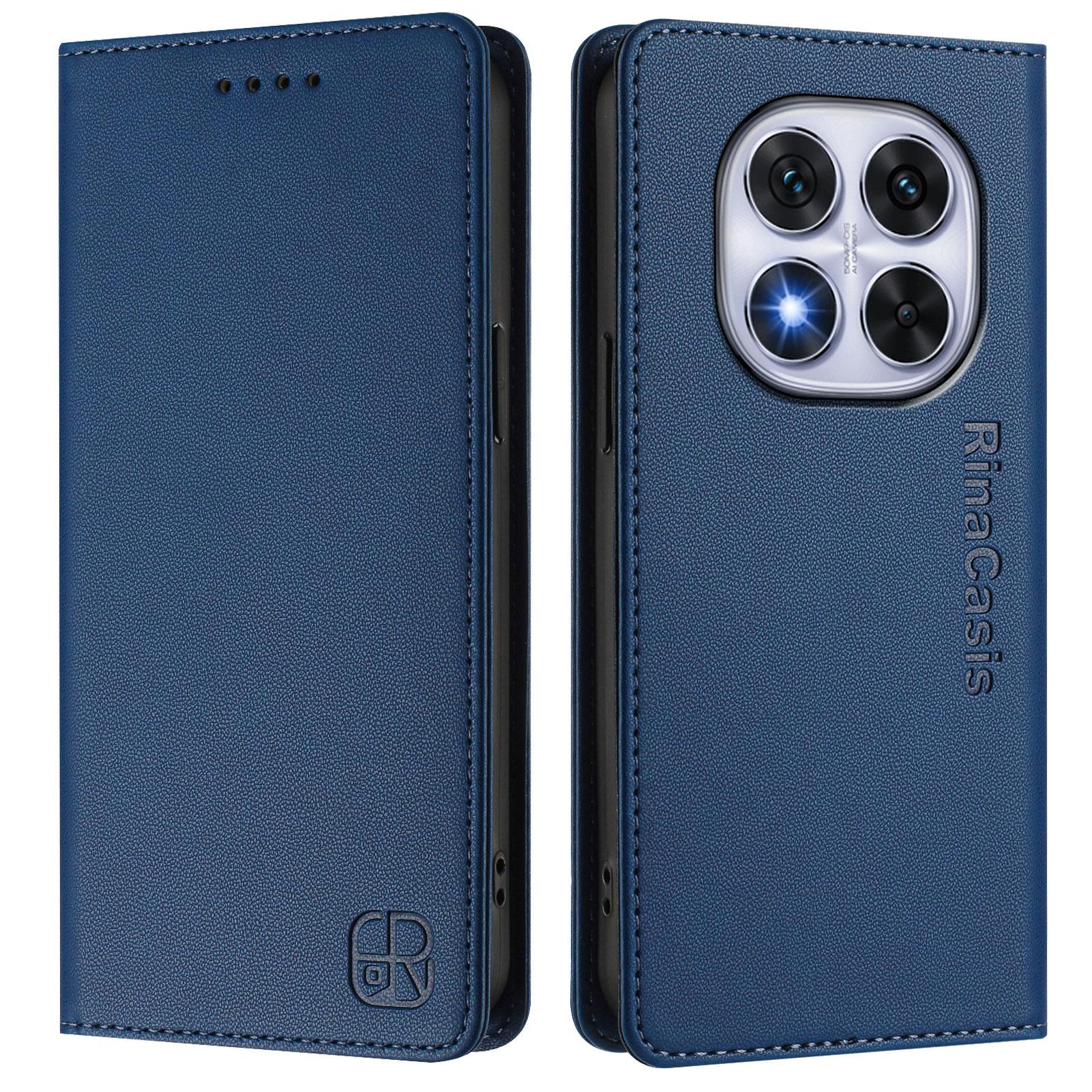 

For Xiaomi Poco X7 5G/Xiaomi Redmi Note 14 Pro 5G Leather Case RINACASIS RC01 Phone Cover with RFID Blocking Wallet Stand F