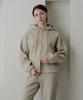 Bibyseob Knit Zip-Up Hoodie Beige [T54]