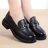 College style real soft leather women's spring new single shoes work shoes low heel comfortable soft sole small leather shoes