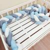 Handmade Bed Bumper Soft Plush Braided Pillow Baby Crib Bumper Crib Protector  Baby Bed