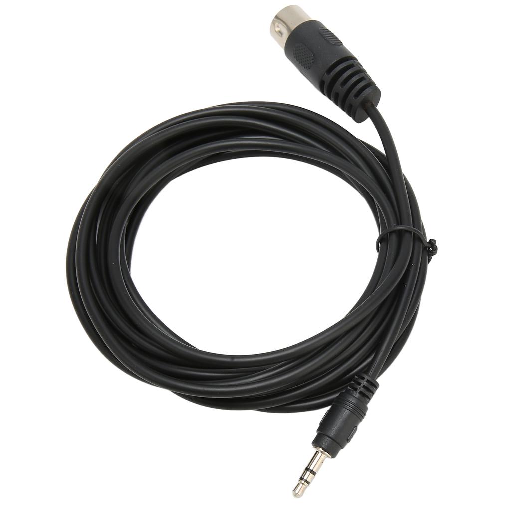7 Pin Din Male to DC 3.5mm Male Cable Replacement Stereo MIDI DIN 7 Pin to 3.5mm Sound and Video Cable 9.8ft