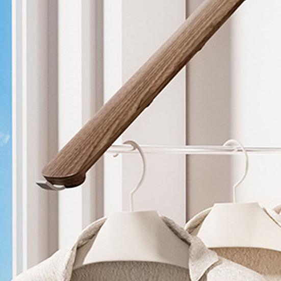 Retractable Clothes Drying Rack Foldable Wall Mounted Clothes Hanger Small Collapsible Garment Rack for Laundry Dryer Room Closet Balcony