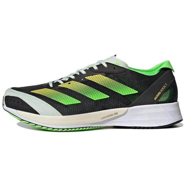 adidas Adizero Adios 7 Black Solar Green Men s GY8409 EU 45⅓