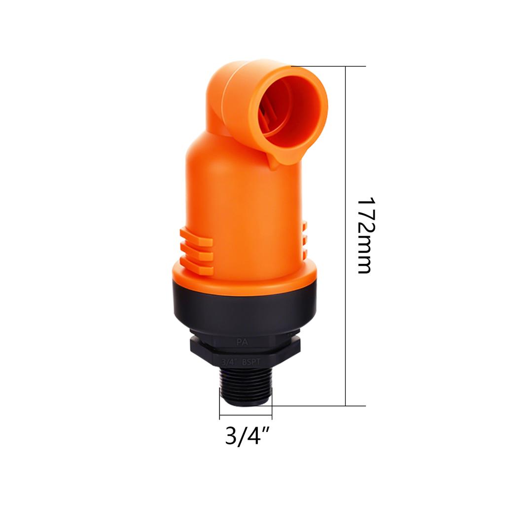 1Pc 3/4"-2"Thread Quick Intake And Exhaust Valve For Agricultural Irrigation Garden Industrial Water Circulation Pipe Fitting