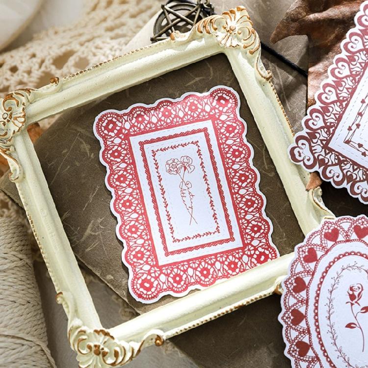 20 Sheets Landscape Sticker Stationery Sticker Scrapbook Sticker Decorative Sticker for Photocards Journal Decoration