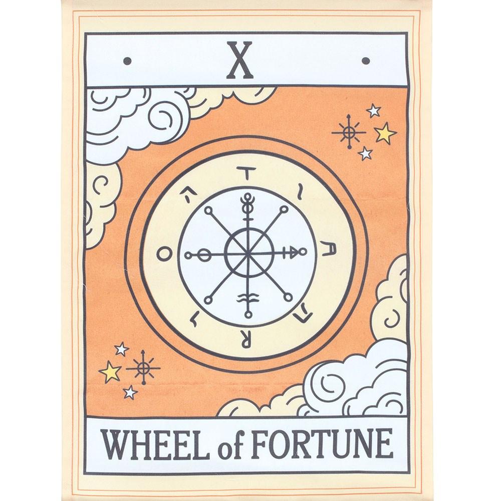 Something Different The Wheel Of Fortune Vintage Tarot Wall Hanger