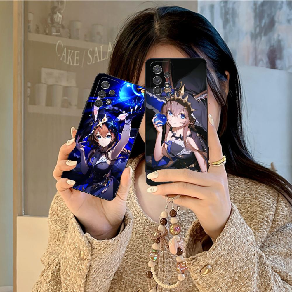 Arknights Amiya Mobile Phone Case for Samsung Galaxy M55 54 42 35 34 33 32 23 22 15 14 13 12 F55 5G Colour Protective Pretty