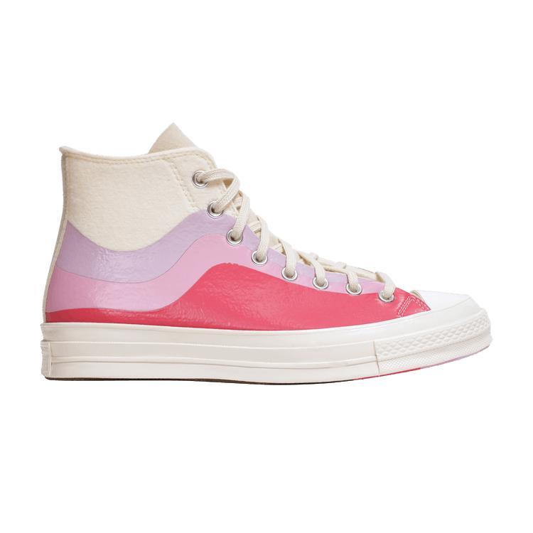 Converse Chuck 70 High Thermo Felt - Winter White Pink 35