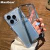 Official HD Transparent TPU Case For iPhone 17 16 15 14 Pro Max 13 12 Mini 11 XR XS 7 8 Plus Shockproof Soft Bumper Armor Cover