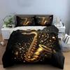 Musical Instrument Art Decor Set Multiple Sizes Kid'S And Adults' Bedroom Exquisite 3Pc Bedding Set, Gift