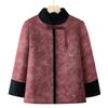 Winter thick padded jacket jacket velvet old lady padded jacket to keep warm