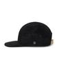 Bajal Va Square Suede Camp Cap Black