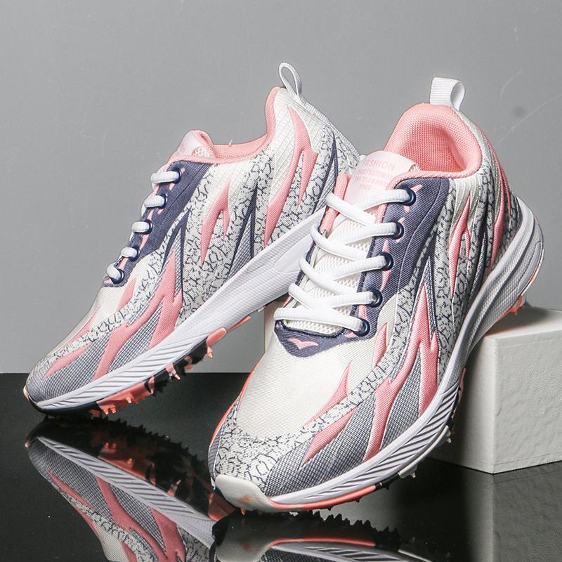 Running Shoes Men Pro Non-slip Field Training Nail Outdoor Jogging Shoes Mesh Breathable Lightweight Lace-up Gym Shoes for Men