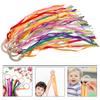 Sensory Montessori Ribbon Ring Bpa-Free Non-Toxic Colour Recognition Development Sensory Toy Suitable For Newborns And Up
