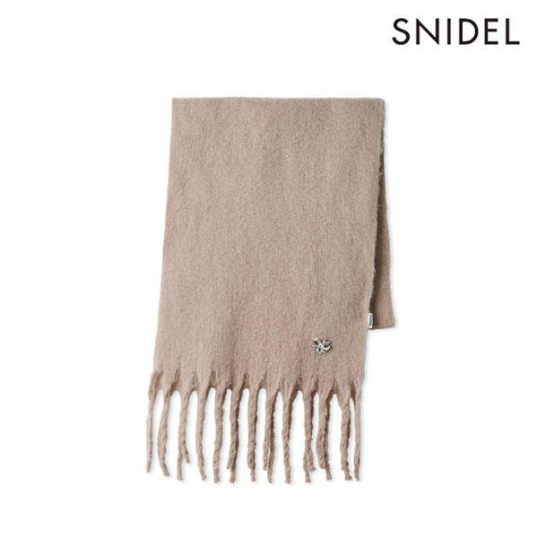 SALE50%OFF SNIDEL Accessories Muffler with Brooch Large Muffler Present Cold Protection swgg255636