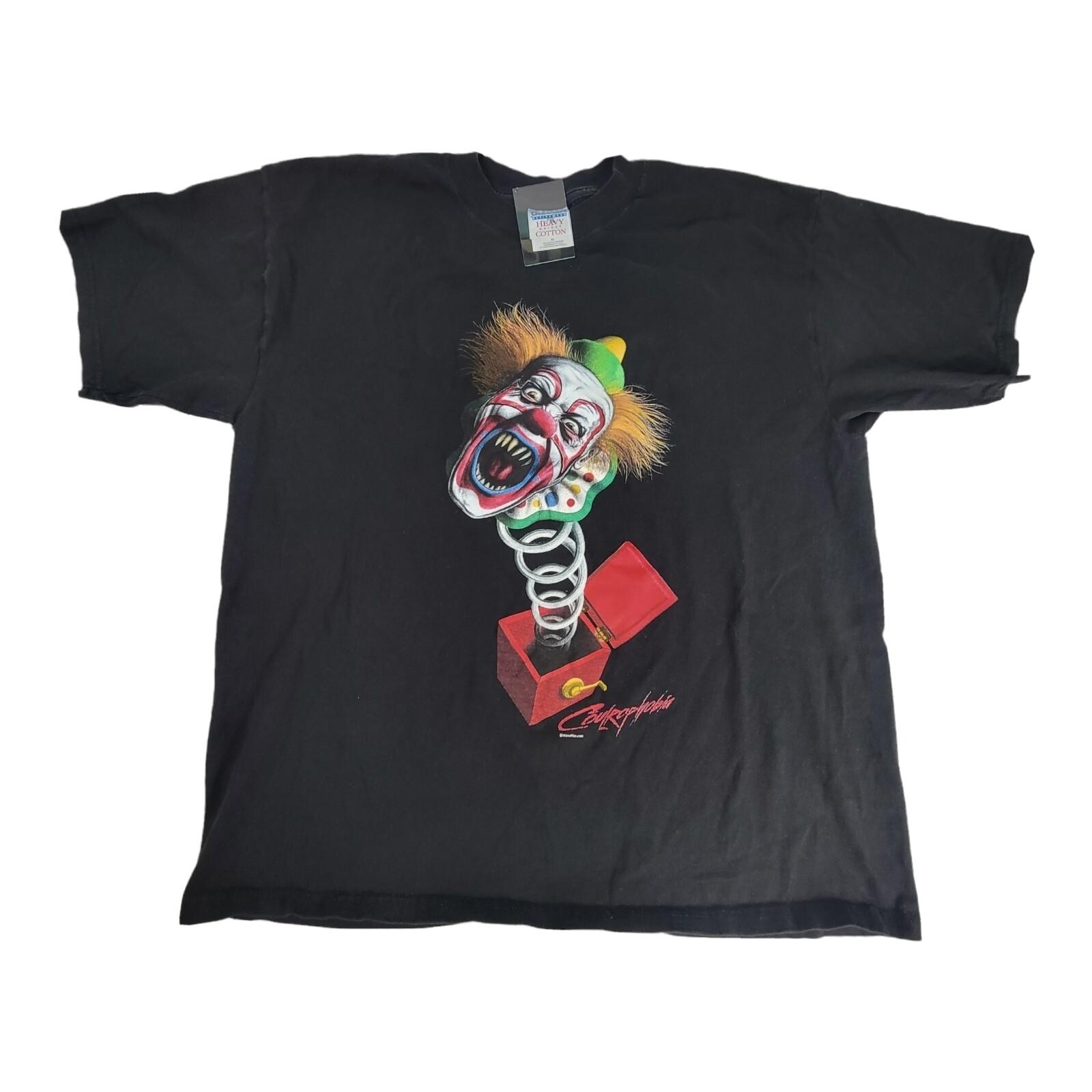 Clown Jack In The Box Graphic T-Shirt xl Coulrophobia S разноцветный