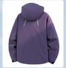 Men's Windproof Waterproof Down Jacket: Teen Casual Hooded Solid Color Outerwear for Autumn and Winter