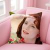 BBryce Dallas Howard Cushion Cover Pillowcase Short Plush Invisible Zipper Room Sofa Cushion Cover