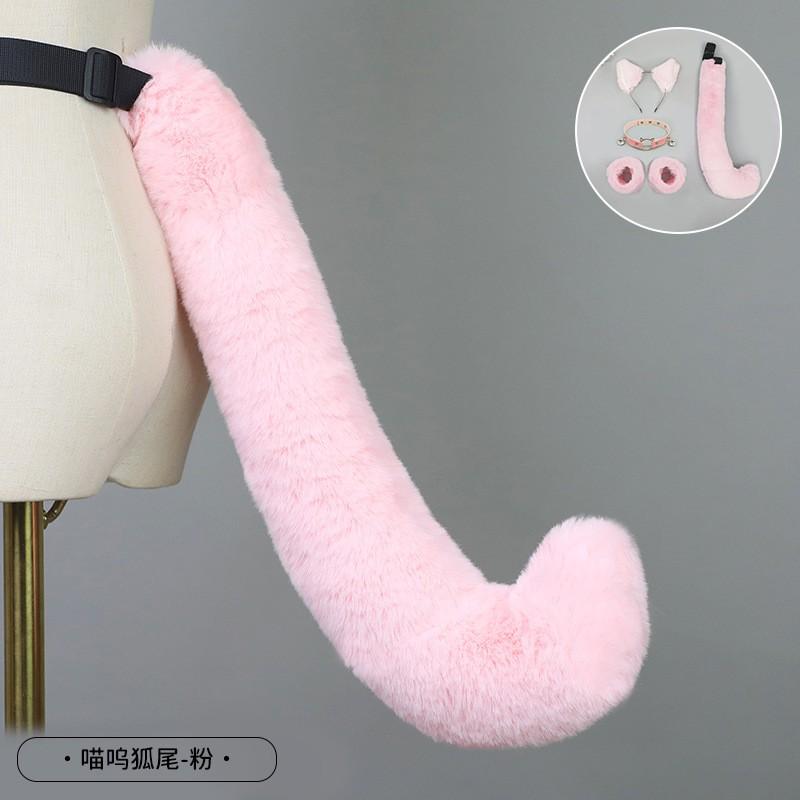 Bandeau Oreilles de Chat Lolita Peluche Fait Main Pince à Cheveux Renard Accessoire Animal Kawaii Femmes Filles