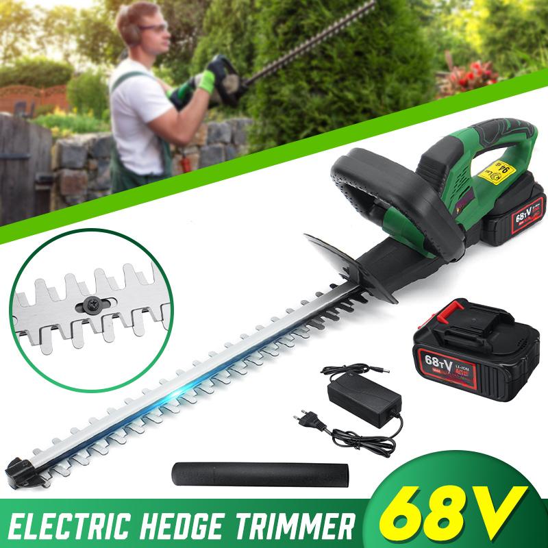 1400RPM Electric Hedge Trimmer Cordless Garden Trimmer Lawn Mower Rechargeable Weeding Shear Pruning Mower Garden Power Tool