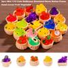 2 Stück Mini 1/12 Puppenhaus Rattanrahmen Handgeflochtene Puppen Miniaturdekoration