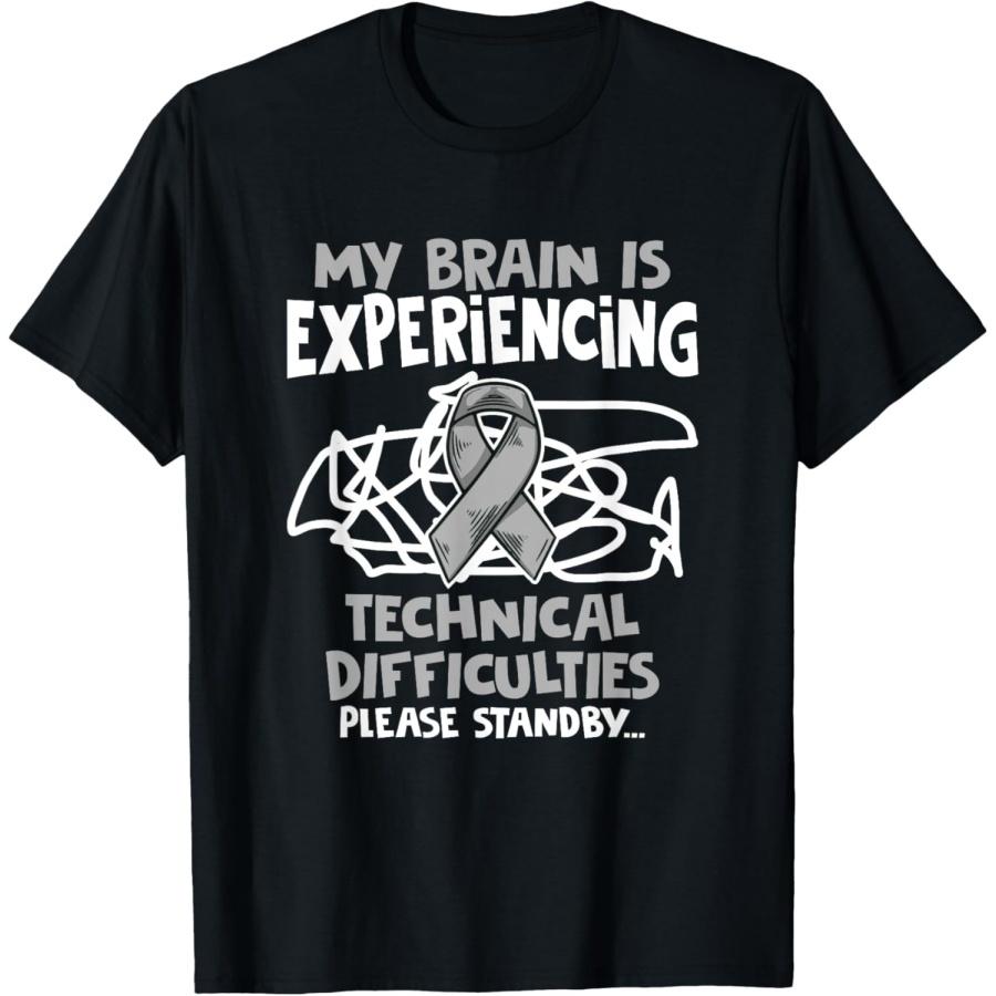 My Brain Technical PD Patients Parkinson s Disease Warrior T-Shirt S
