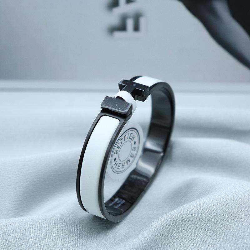Frosted Bracelet Colored Enamel Couple Bracelet