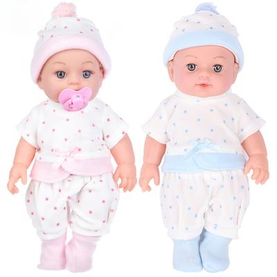 Păpușă renăscută pentru copii, simulare pictată manual, lavabilă, realistă, moale, de 30 cm Copiii însoțesc păpușa de joacă