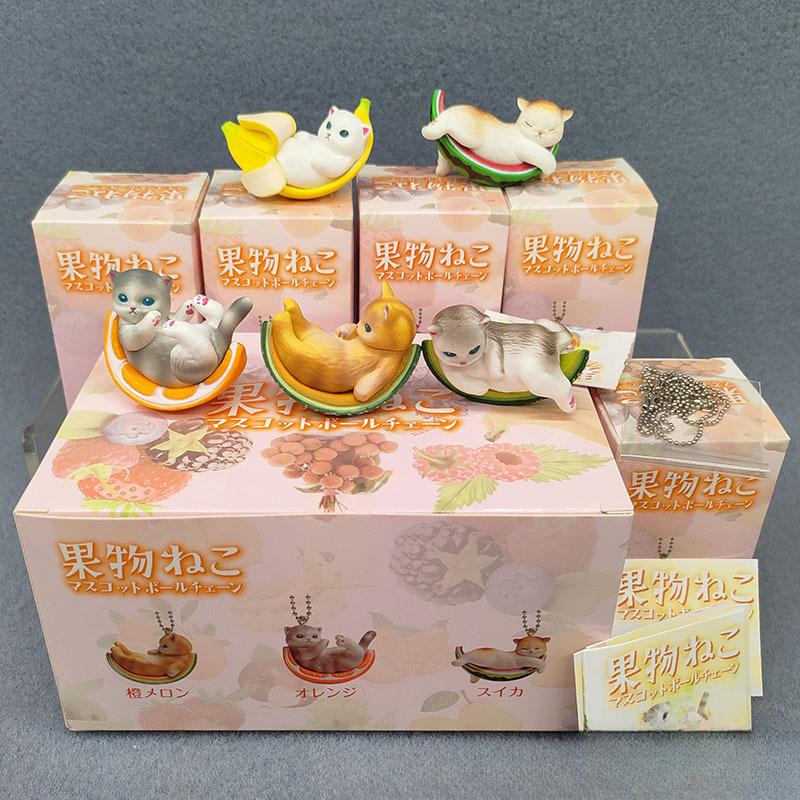 4cm Mofu Cat Series Blind Box Action Figure Set, Animal Headband Doll, Cute PVC Model, Desktop Ornament, Craft, Gift, Toy