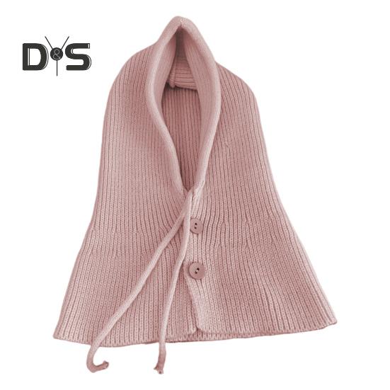 

Женская зимняя шапка-балаклава, толстая теплая вязаная застежка на пуговицы, ветрозащитная, велосипедная, регулируемая, полная защита, для путешествий на открытом воздухе, для катания на лыжах в холодную погоду розовый