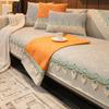 Chenille Sofa Cushion, Universal Anti-slip Cushion for All Seasons, Modern Light Luxury High-end Sofa Towel, Sofa Cover, Full Cover Cloth