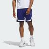 adidas Pro Block Logo Casual Simple Versatile Loose Quick-Dry Basketball Shorts Men Shorts Victory-Blue Black IX1839