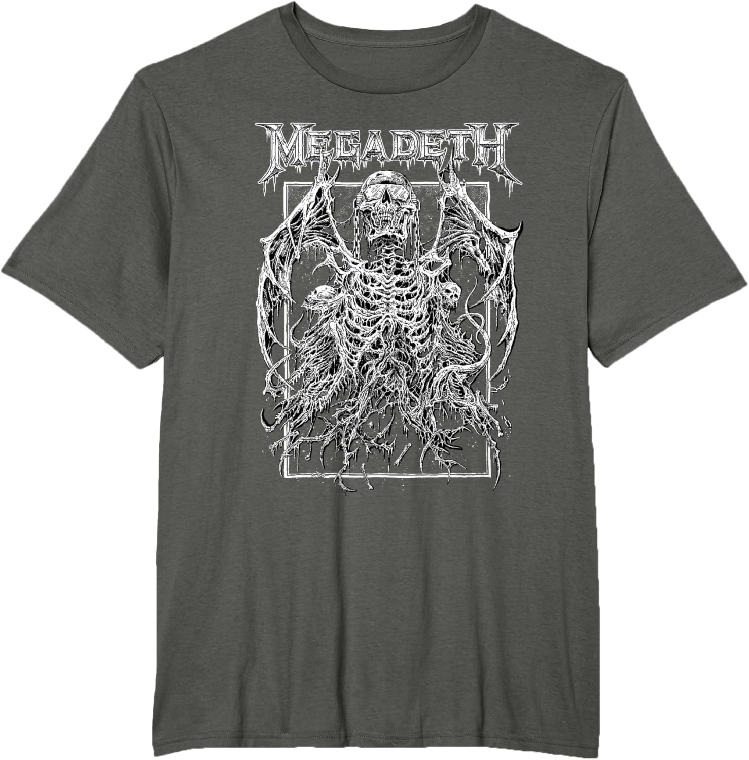 

Megadeth Вінтажна футболка з Генералом Віком З короткими рукавами Класичний гарячий продукт Y2k Висококласний Розкішний висока якість Унісекс Оверсайз м який S