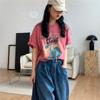 Women's Tee Shirt Summer Funny Graphic Print T Shirt Women Clothes Harajuku Casual Oversized T-shirts Y2k Tops Streetwear