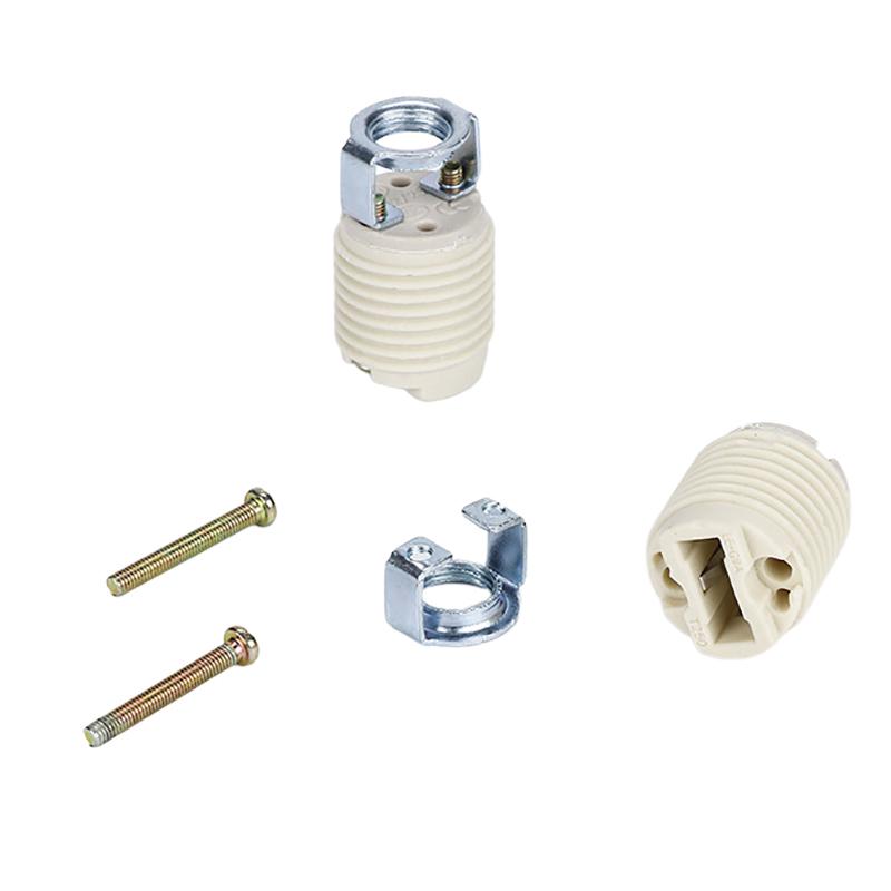 G9 Screw Diy Light Ceramic Lamp Holder Household Table Floor Led Bulb Base For Lighting Accessory Head Convert Socket