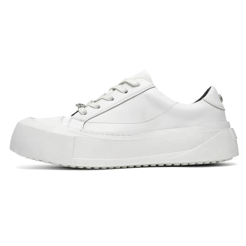 Commuter Height Increase Low-Top Single Shoes Women'S Platform Casual Board Shoes Men'S British Style Shoes Black Derby Shoes