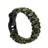 2 Stück Outdoor Taktische Paracord Armbänder Armband Überlebensschnur Seil Geflochtene Armbänder für Camping und Notfälle