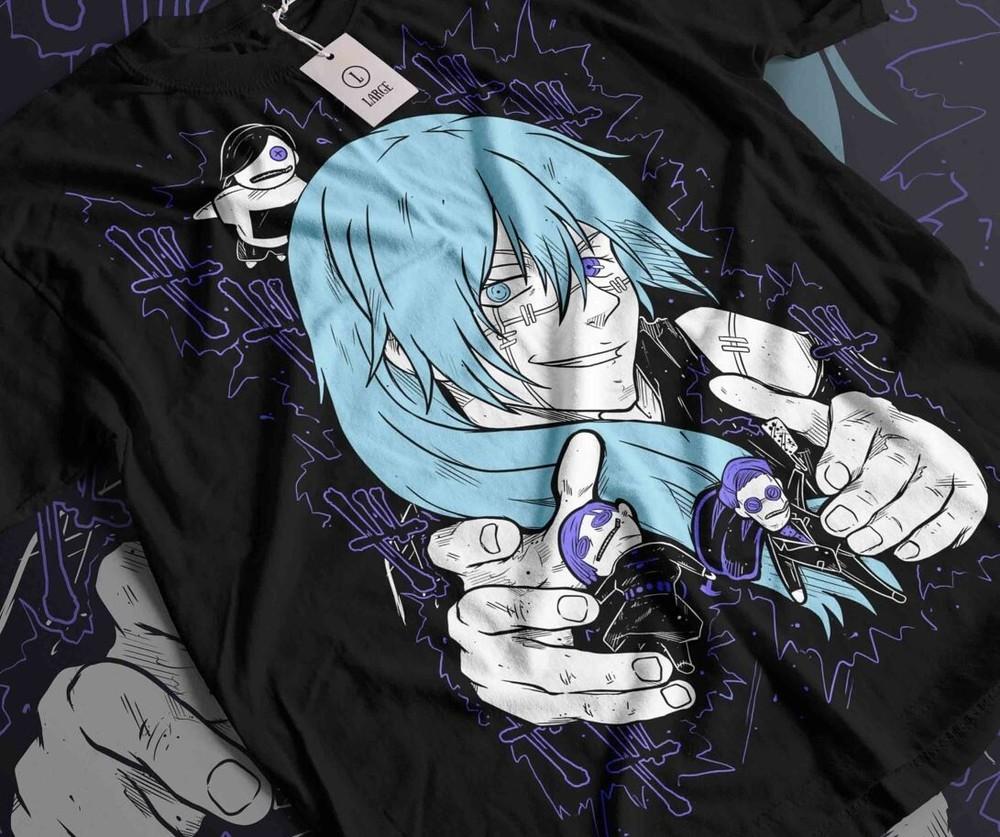 Mahito Tričko Jujutsu Kaisen Gojo Dívka Anime Horor Manga Černé Tričko Všechny Velikosti