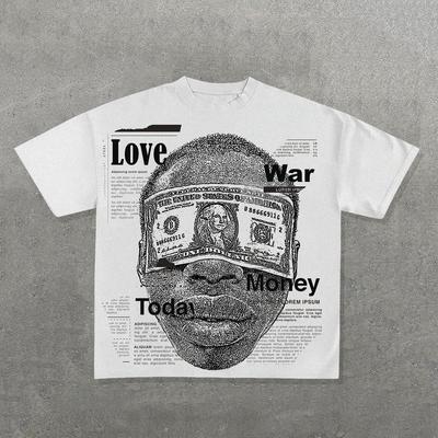 Streetwear T Shirt Y2K Harajuku Hip Hop Gothic Graphic Print Oversized TShirt Mens Womens Round Neck Cotton Short Sleeve Tops