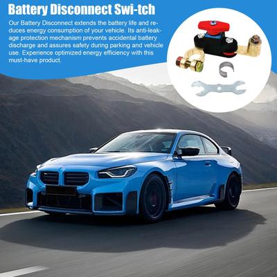 Battery Disconnect 12-48V Shut Off Knob Automotive Replacement Battery Accessories For Marine Boat Home Electrician Engineering
