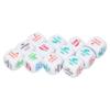 12pcs Novelty Housework Dice Toy Role Playing Housework Distribution Chore Dice Toy for Couple