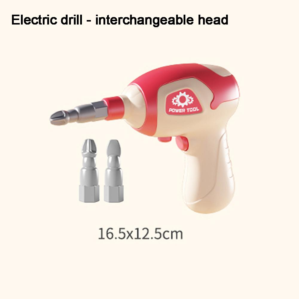 Children s Toolbox Puzzle Assembly Toys Simulation Electric Drill Screw Removal Multi-Functional Education Toys for Kids Xmas