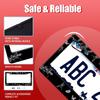 Black White Hummingbird License Plate Frame Leaves Floral Flowers License Plate Frames Funny Auto Accessory Stainless Steel Birds License Plate