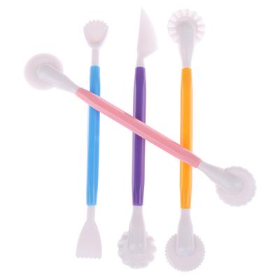 4Pcs Fondant Cake Decorating Modelling Tools Cutter Baking Craft Cake Mold