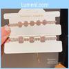 Geometric Zircon Crystal Minimalist Womens Bracelet With Gold Finish For Office Wear