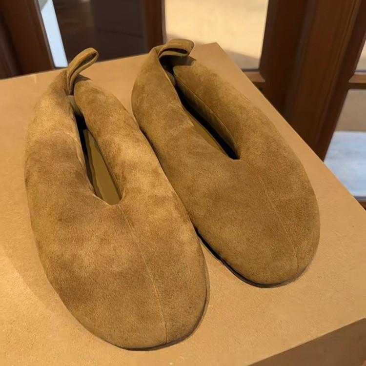 Spring and Summer New Bread Single Shoes Fashionable Flat-bottomed Bag Head Ugly Cute Big Head Casual Grandma Single Shoes Women
